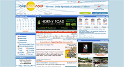 Desktop Screenshot of lakeozarknow.com